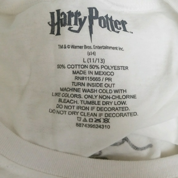 Harry Potter shirt "Mischief Managed" NWOT - Picture 4 of 5